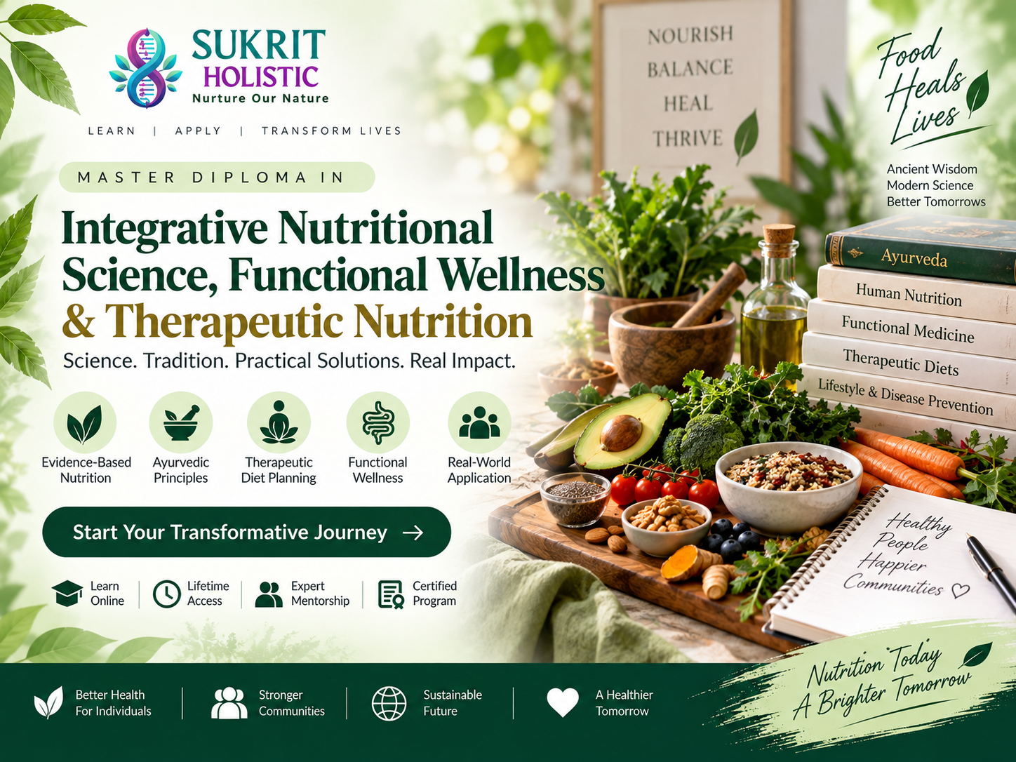 Integrative Nutritional Science, Functional Wellness & Therapeutic Nutrition